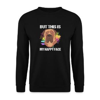 Bullmastiff - Unisex Sweatshirt - black - Front - Alina (178cm) & Michal (187cm)