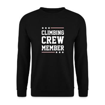 Climbing Crew - Unisex Pullover - Schwarz - Vorne - Alina (178cm) & Michal (187cm)