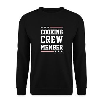 Équipe de cuisine - Sweat-shirt Unisexe - noir - Devant - Alina (178cm) & Michal (187cm)