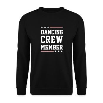 Dancing Crew - Unisex Pullover - Schwarz - Vorne - Alina (178cm) & Michal (187cm)