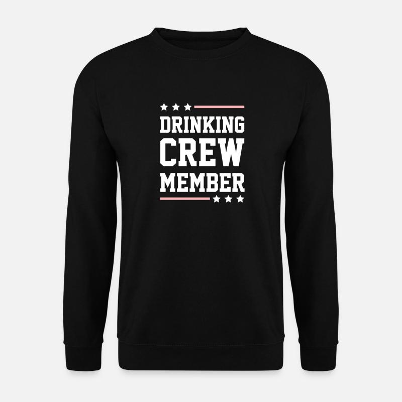 Drinking Crew - Unisex Sweatshirt - black