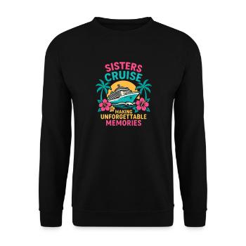 Croisière des infirmières : Souvenirs inoubliables - Sweat-shirt Unisexe - noir - Devant - Alina (178cm) & Michal (187cm)