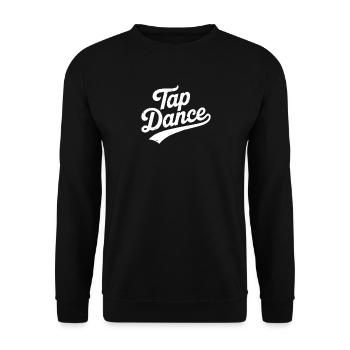 Cadeau de claquettes Tap Dancer - Sweat-shirt Unisexe - noir - Devant - Alina (178cm) & Michal (187cm)