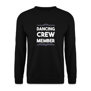 Dancing Crew - Unisex Pullover - Schwarz - Vorne - Alina (178cm) & Michal (187cm)