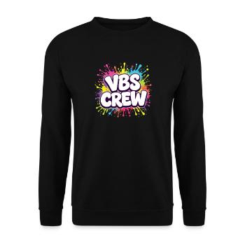 VBS Crew Vacation Bible School Church Camp - Unisex Sweatshirt - black - Front - Alina (178cm) & Michal (187cm)