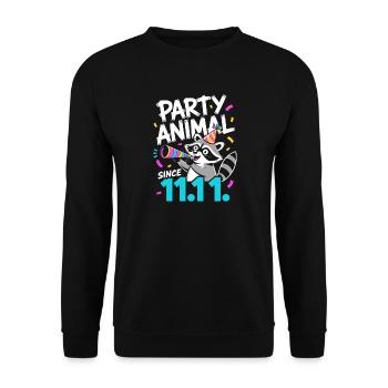 Karneval Party Kölner Animal Since 11.11. Köln - Unisex Pullover - Schwarz - Vorne - Alina (178cm) & Michal (187cm)