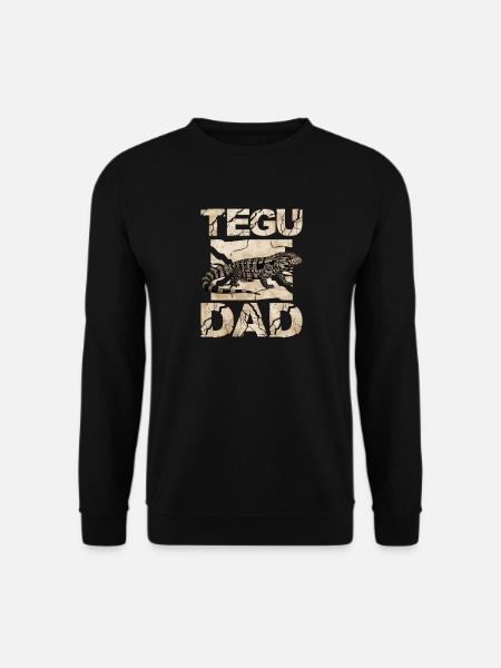 Tegu Dad Reptilien-Statement - Unisex Pullover - Schwarz