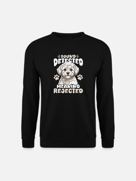 Bichon Frise Dog Breed - Unisex Pullover - Schwarz