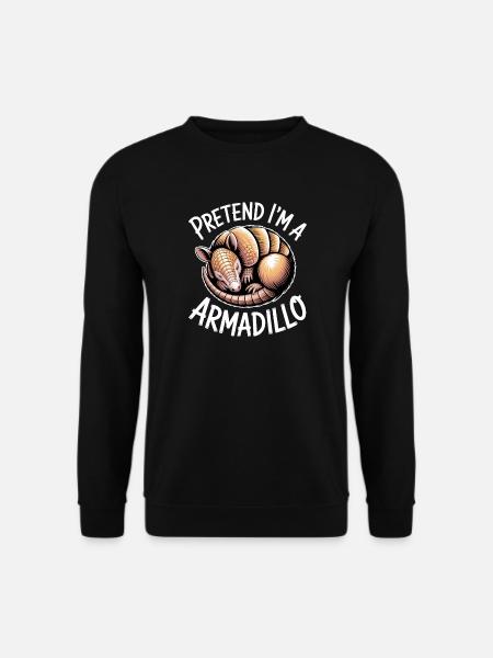 Armadillos Expressions Drôles Cadeau d’Armadillos - Sweat-shirt Unisexe - noir