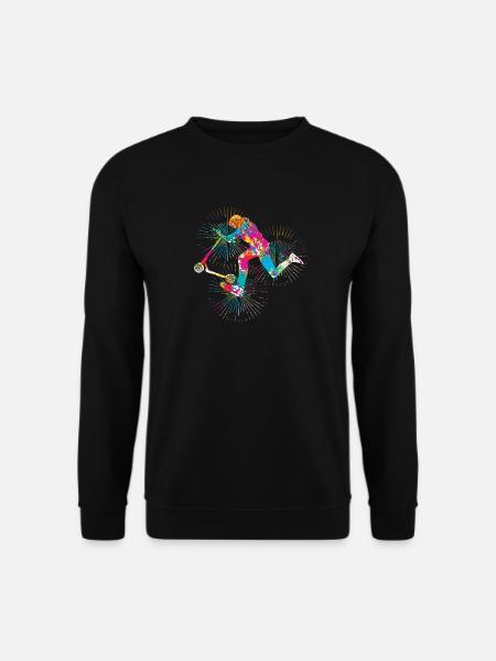 Scooter Roller - Unisex Pullover - Schwarz