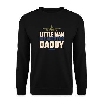 Bienvenue à la maison, Papa Retour militaire - Sweat-shirt Unisexe - noir - Devant - Alina (178cm) & Michal (187cm)
