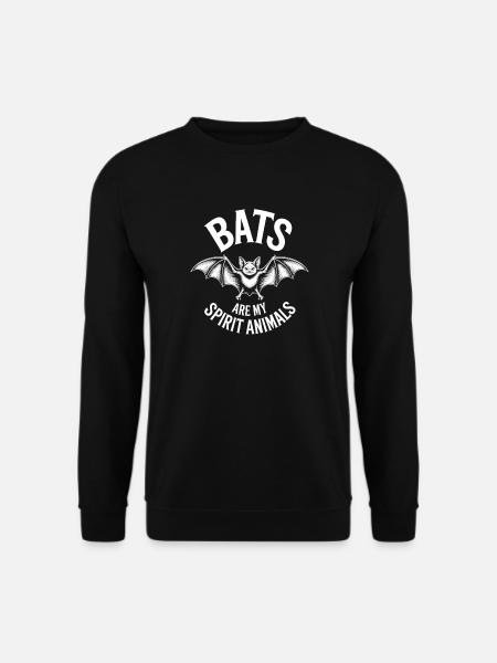Bat Sayings Funny Bat Gift - Unisex Sweatshirt - black