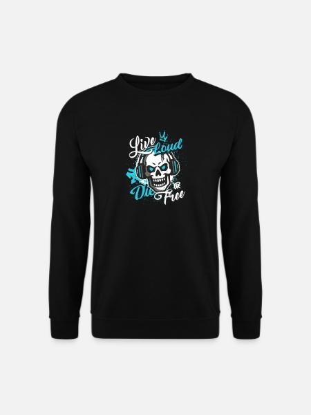Live Loud Shirt - Unisex Sweatshirt - black