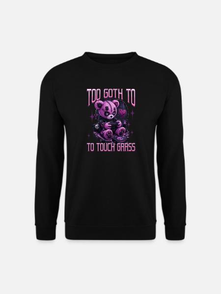 Pastel Goth Soft Goth Gaming Gamer - Unisex Sweatshirt - black