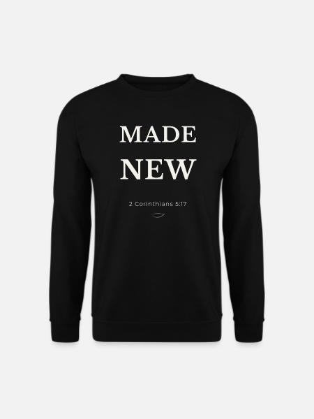 Neues christliches Design – Neues Leben in Chris - Unisex Pullover - Schwarz