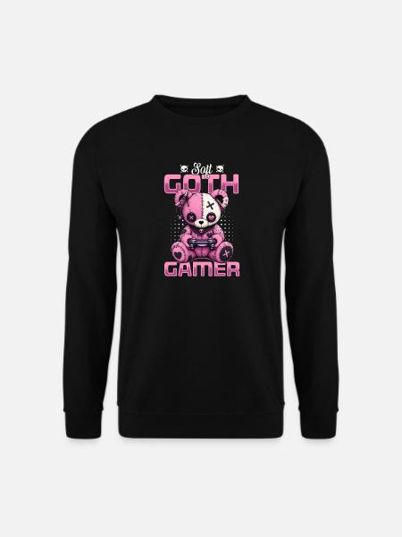 Pastel Goth Soft Goth Gaming Gamer - Sweat-shirt Unisexe - noir