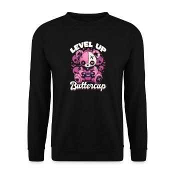 Pastel Goth Soft Goth Gaming Gamer - Sweat-shirt Unisexe - noir - Devant - Alina (178cm) & Michal (187cm)