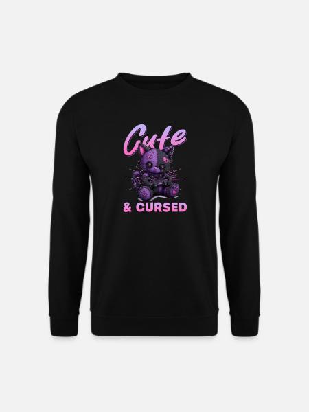 Pastel Goth Soft Goth Gaming Gamer - Unisex Sweatshirt - black