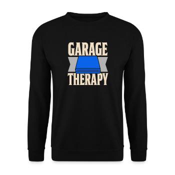 Garage Detailer Car Detailing Car Detailer - Unisex Sweatshirt - black - Front - Alina (178cm) & Michal (187cm)