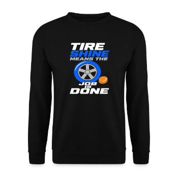 Garage Detailer Car Detailing Car Detailer - Unisex Sweatshirt - black - Front - Alina (178cm) & Michal (187cm)