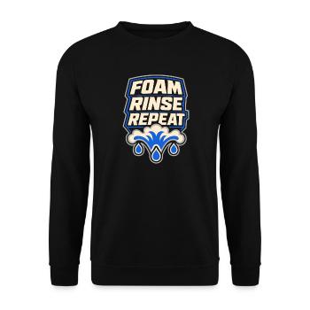 Garage Detailer Car Detailing Car Detailer - Unisex Sweatshirt - black - Front - Alina (178cm) & Michal (187cm)