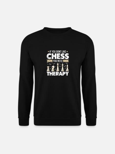 Chess Chess Player Chessboard - Unisex Sweatshirt - black
