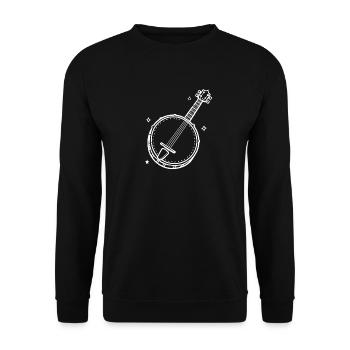 Banjo de dessins animés - Sweat-shirt Unisexe - noir - Devant - Alina (178cm) & Michal (187cm)