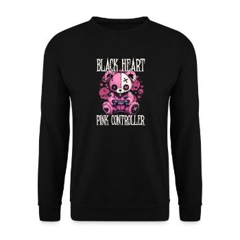 Pastel Goth Soft Goth Gaming Gamer - Sweat-shirt Unisexe - noir - Devant - Alina (178cm) & Michal (187cm)