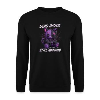 Pastel Goth Soft Goth Gaming Gamer - Sweat-shirt Unisexe - noir - Devant - Alina (178cm) & Michal (187cm)
