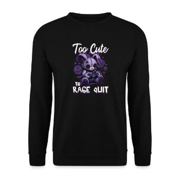 Pastel Goth Soft Goth Gaming Gamer - Sweat-shirt Unisexe - noir - Devant - Alina (178cm) & Michal (187cm)