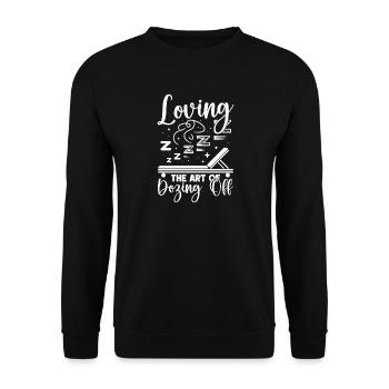 Anesthesiologist Art Of Dozing Anesthesia - Unisex Sweatshirt - black - Front - Alina (178cm) & Michal (187cm)