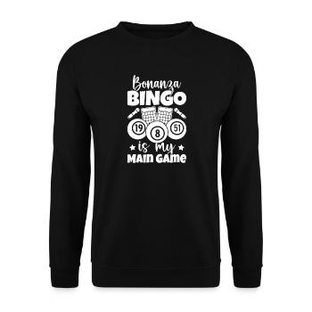Bingo Player Bonanza Is My Game Bingo - Unisex Pullover - Schwarz - Vorne - Alina (178cm) & Michal (187cm)