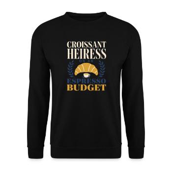 old money - Unisex Sweatshirt - black - Front - Alina (178cm) & Michal (187cm)