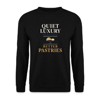 old money - Unisex Sweatshirt - black - Front - Alina (178cm) & Michal (187cm)