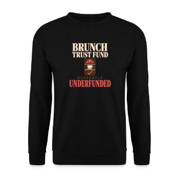 old money - Unisex Sweatshirt - black - Front - Alina (178cm) & Michal (187cm)