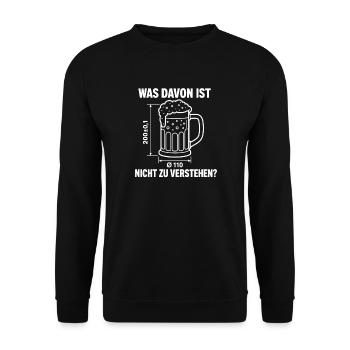 Technik Ingenieur Konstrukteur Maschinenbau - Unisex Pullover - Schwarz - Vorne - Alina (178cm) & Michal (187cm)