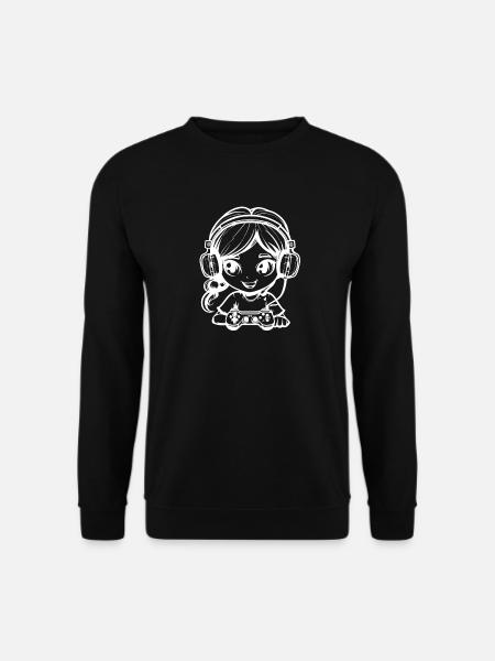 Filles gamers - Sweat-shirt Unisexe - noir