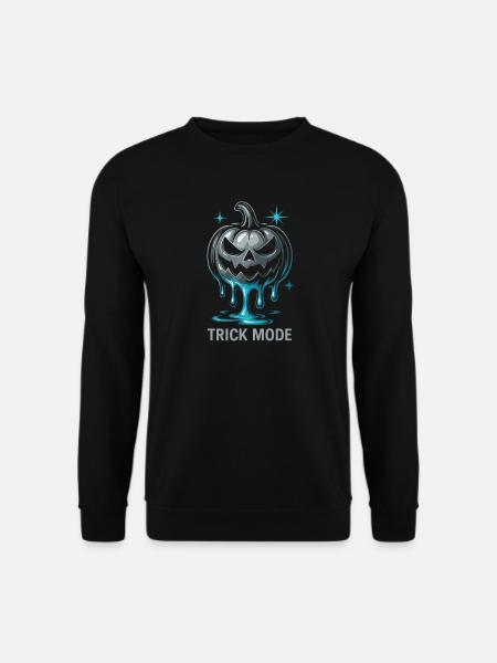 Trick Mode Pumpkin - Unisex Sweatshirt - black