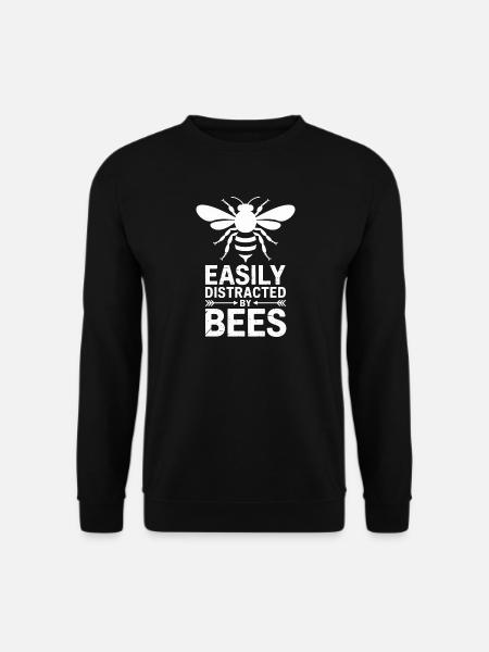 Bienen Sprüche Biene Lustiges Bienen Geschenk - Unisex Pullover - Schwarz