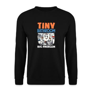 Das Einsteigen In Flugzeuge lustig - Unisex Pullover - Schwarz - Vorne - Alina (178cm) & Michal (187cm)