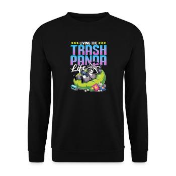Gamer Gaming Cat Video Game - Unisex Pullover - Schwarz - Vorne - Alina (178cm) & Michal (187cm)