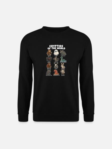 Les Cryptides du Monde Mignons - Sweat-shirt Unisexe - noir