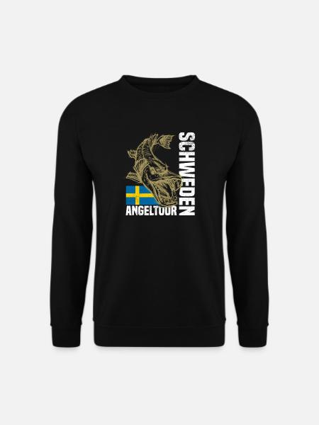 Suède Pêche - Sweat-shirt Unisexe - noir