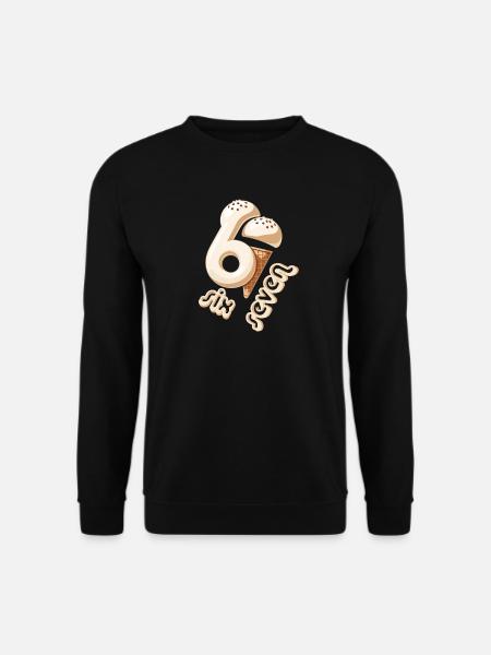 67 Sixth Birthday IceCream Cone - Unisex Sweatshirt - black