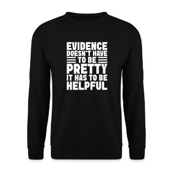 Les preuves d’analystes médico-légaux ne sont pas jolies, Squad - Sweat-shirt Unisexe - noir - Devant - Alina (178cm) & Michal (187cm)