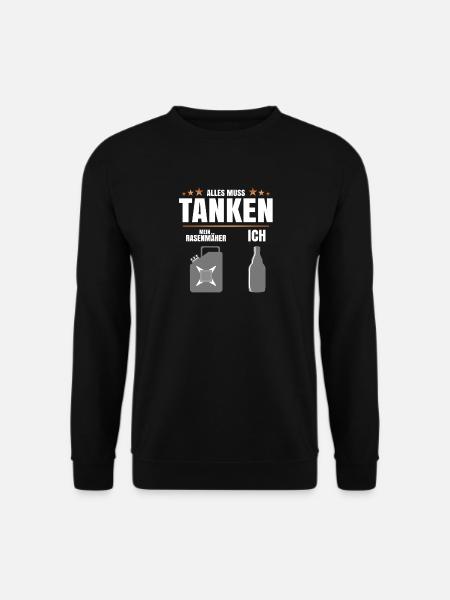 Alles muss tanken - Unisex Pullover - Schwarz