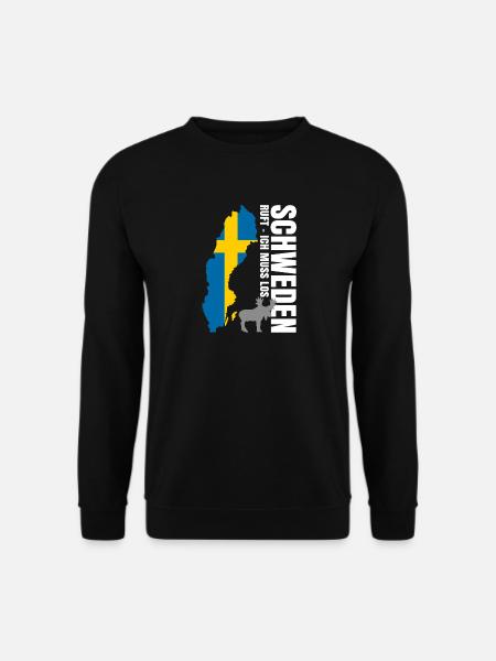 Schweden Auswandern - Unisex Pullover - Schwarz