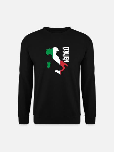 Italien Auswandern - Unisex Pullover - Schwarz