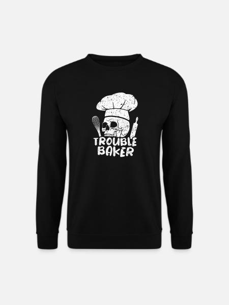 Cake Baking Pastry Chef Cake Baker - Unisex Sweatshirt - black