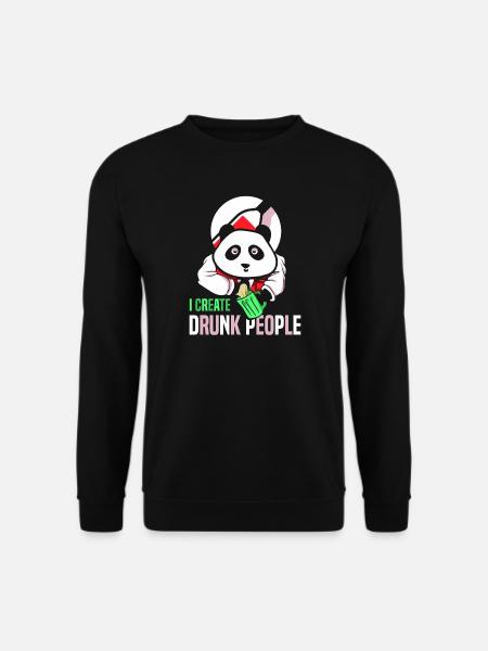 Kellner Barkeeper Ober Bar Bartender barchef - Unisex Pullover - Schwarz